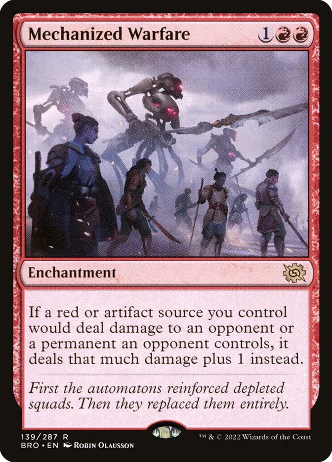Mechanized Warfare - (Foil): The Brothers' War