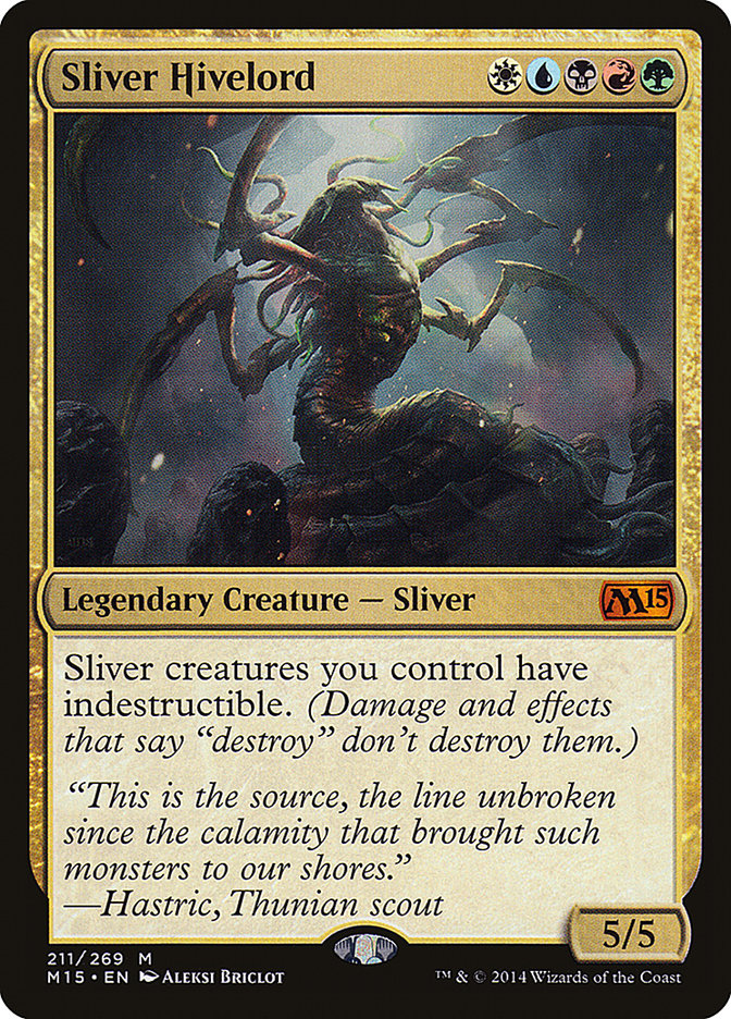 Sliver Hivelord - (Foil): Magic 2015