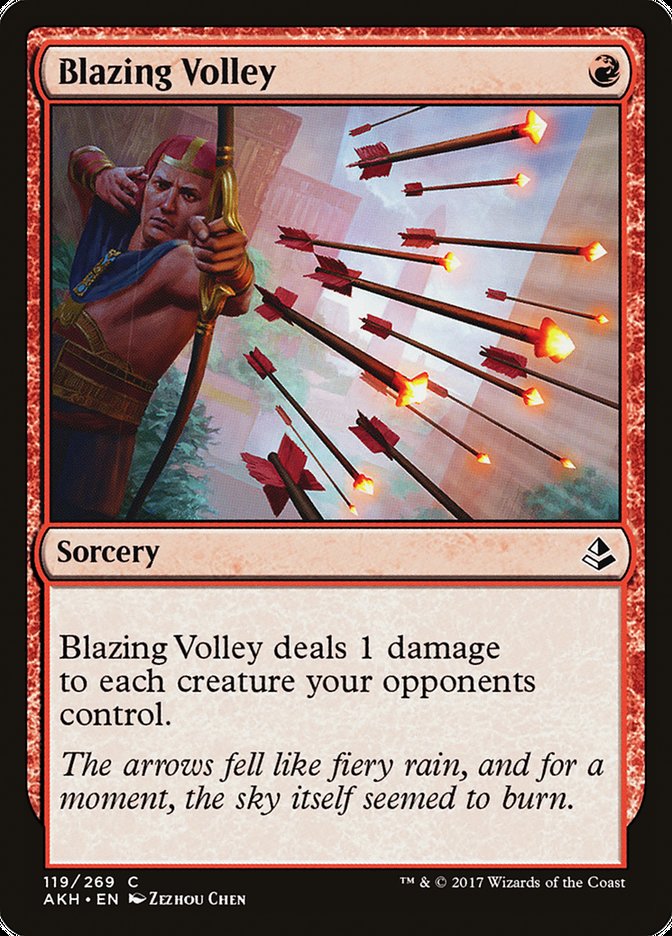 Blazing Volley: Amonkhet