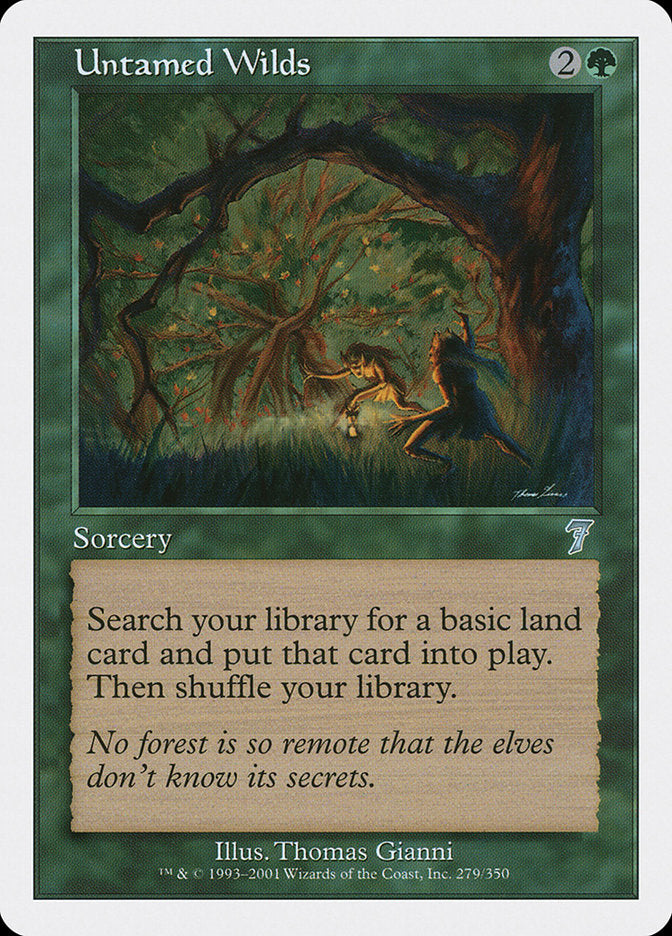 Untamed Wilds - (Foil): Seventh Edition