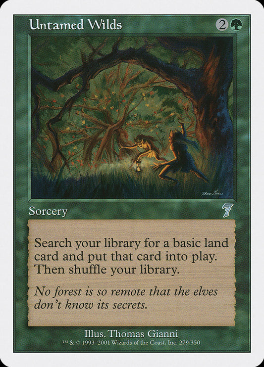 Untamed Wilds - (Foil): Seventh Edition