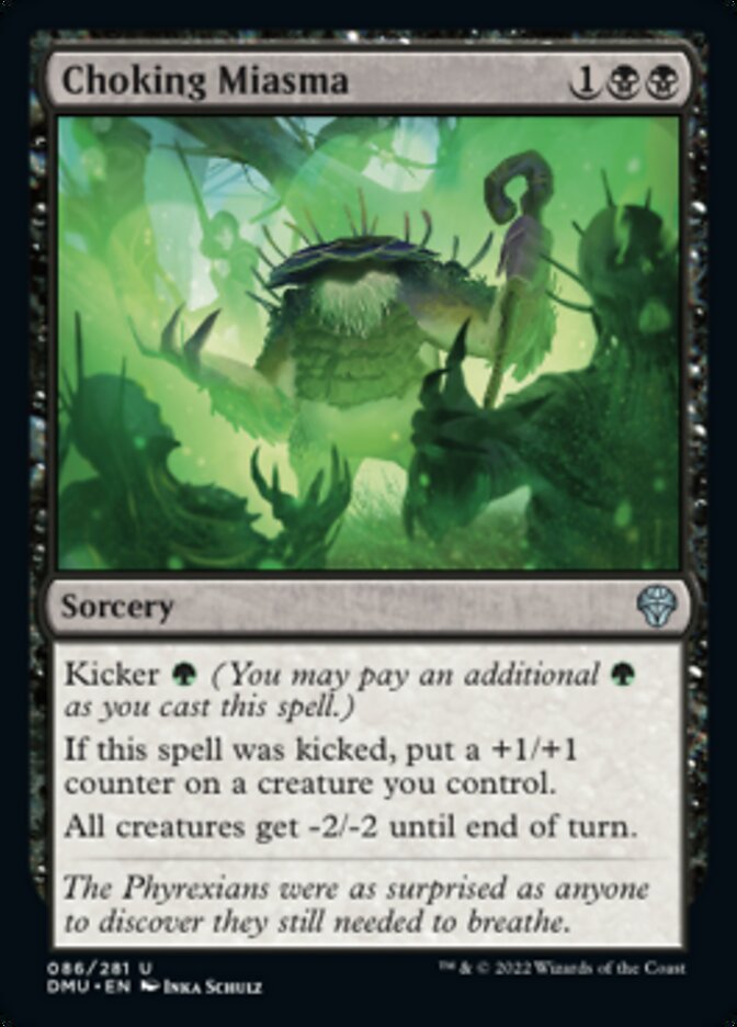 Choking Miasma - (Foil): Dominaria United