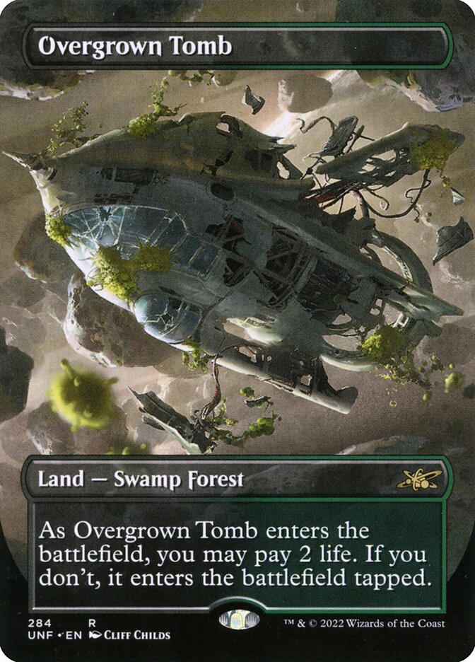 Overgrown Tomb (Borderless): Unfinity