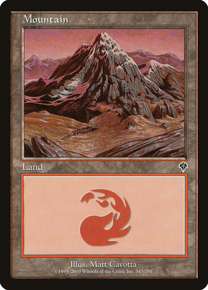 Mountain (#343) - (Foil): Invasion