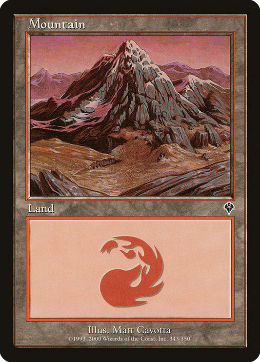 Mountain (#343) - (Foil): Invasion