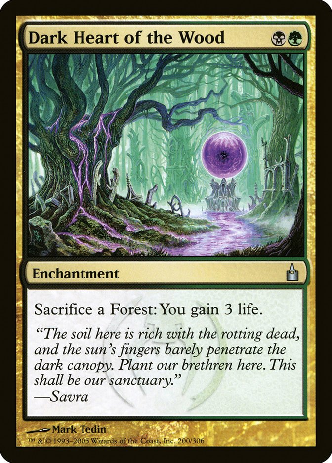 Dark Heart of the Wood - (Foil): Ravnica: City of Guilds