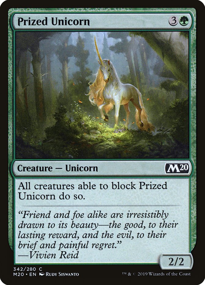 Prized Unicorn (Welcome Deck): Core Set 2020