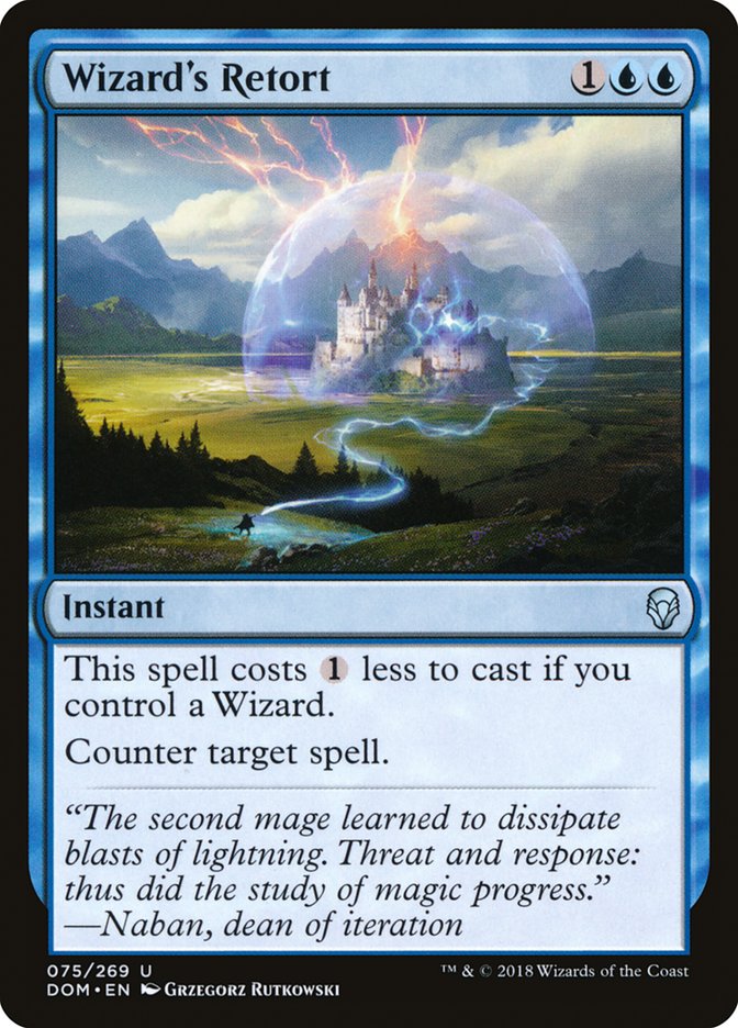Wizard's Retort - (Foil): Dominaria