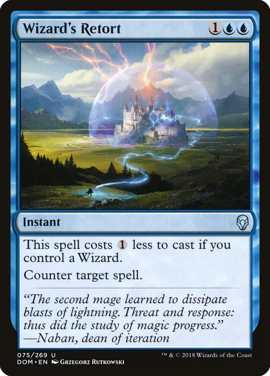 Wizard's Retort - (Foil): Dominaria