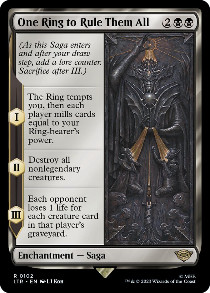 One Ring to Rule Them All - (Foil): The Lord of the Rings: Tales of Middle-earth
