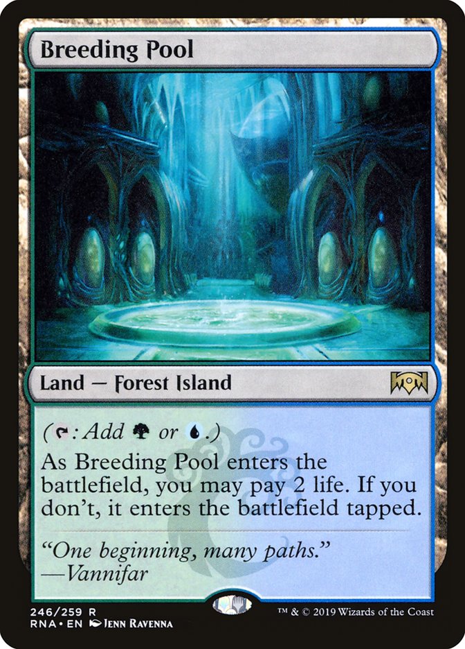 Breeding Pool - (Foil): Ravnica Allegiance