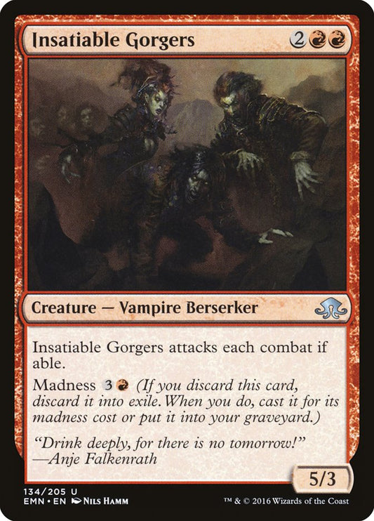Insatiable Gorgers - (Foil): Eldritch Moon