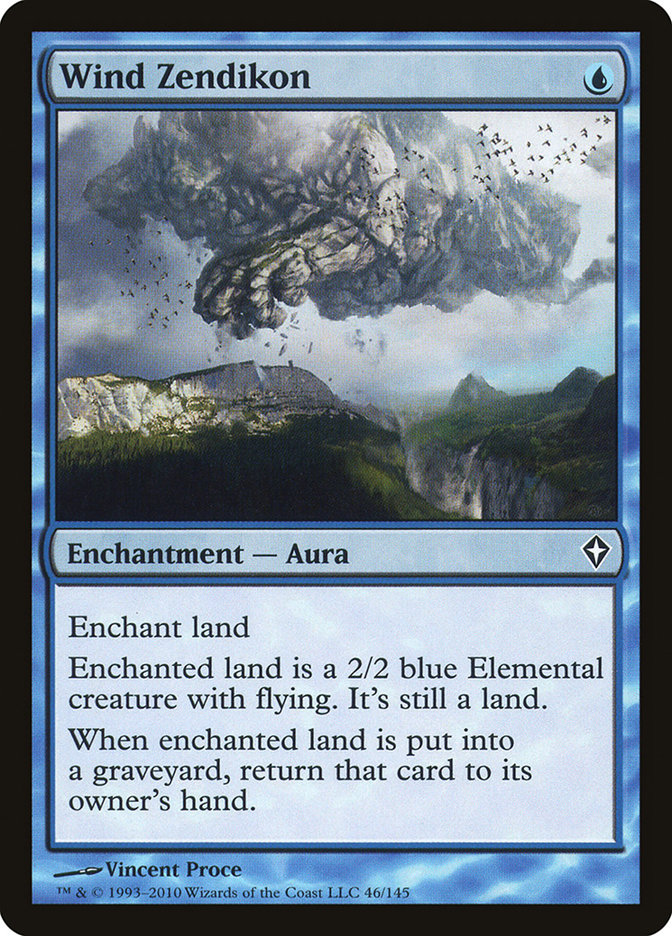 Wind Zendikon - (Foil): Worldwake