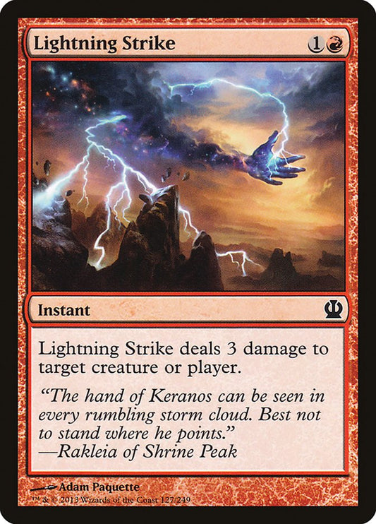 Lightning Strike - (Foil): Theros