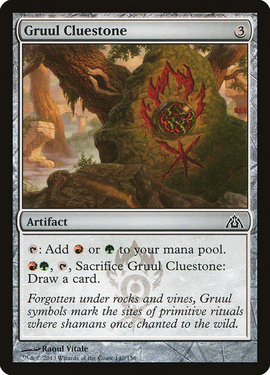 Gruul Cluestone - (Foil): Dragon's Maze