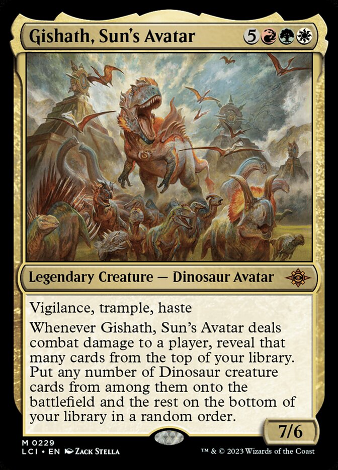 Gishath, Sun's Avatar: Lost Caverns of Ixalan
