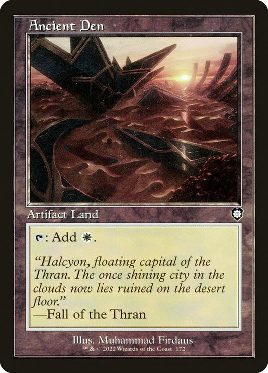 Ancient Den (Retro Frame): The Brothers' War Commander