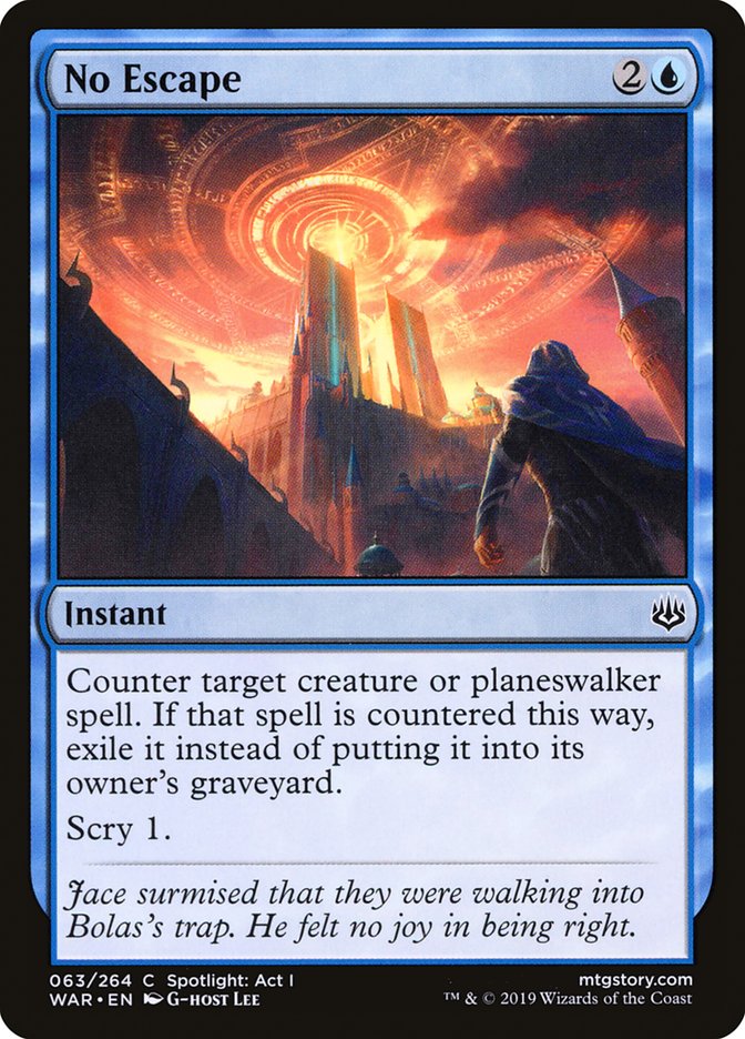 No Escape - (Foil): War of the Spark