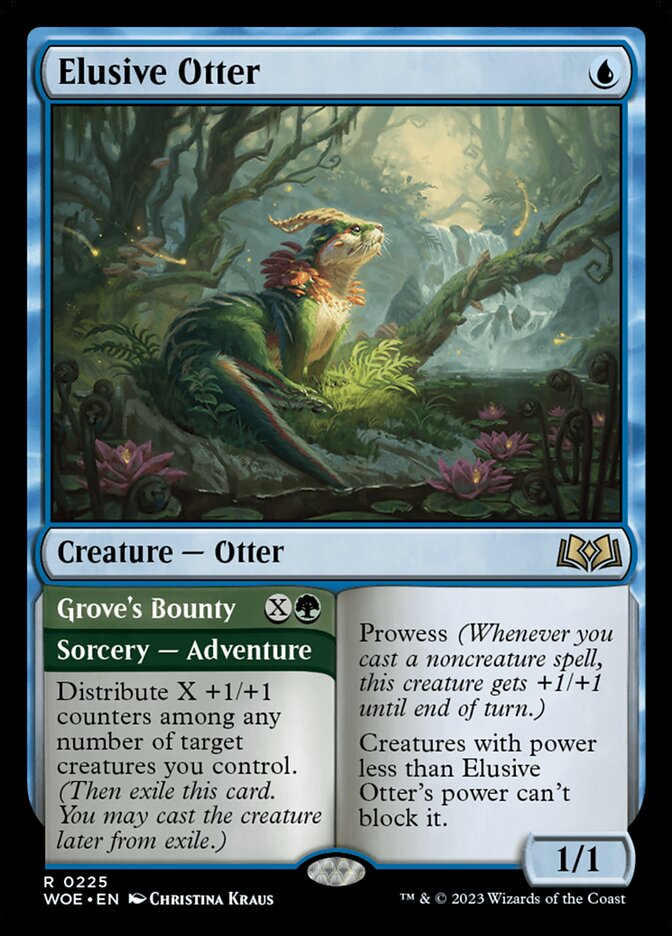 Elusive Otter // Grove's Bounty: Wilds of Eldraine