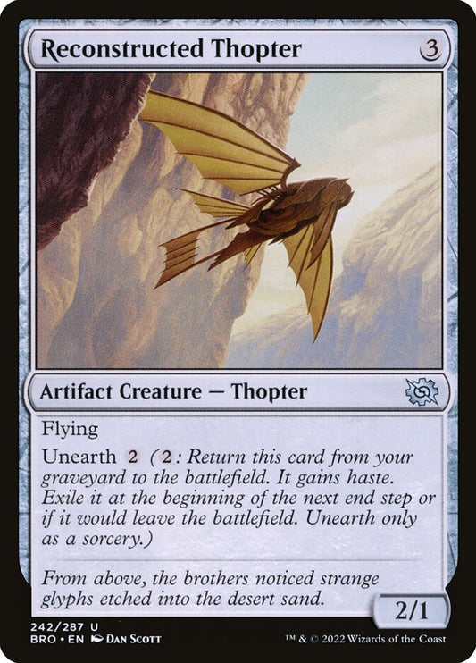 Reconstructed Thopter - (Foil): The Brothers' War