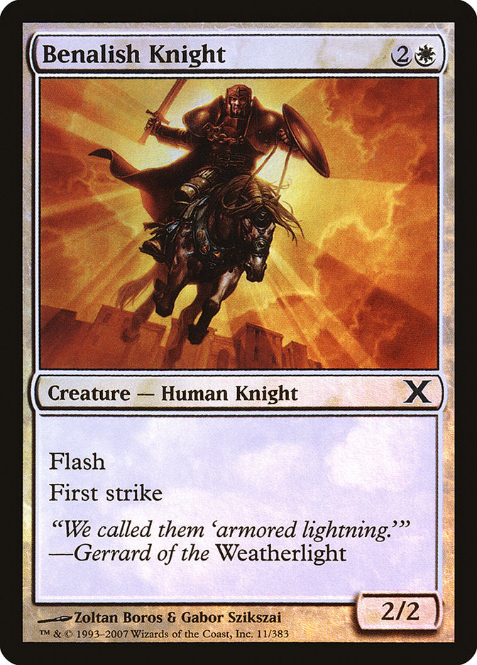 Benalish Knight - (Foil): Tenth Edition