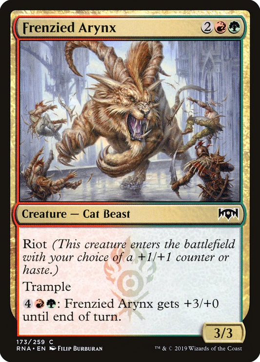 Frenzied Arynx - (Foil): Ravnica Allegiance
