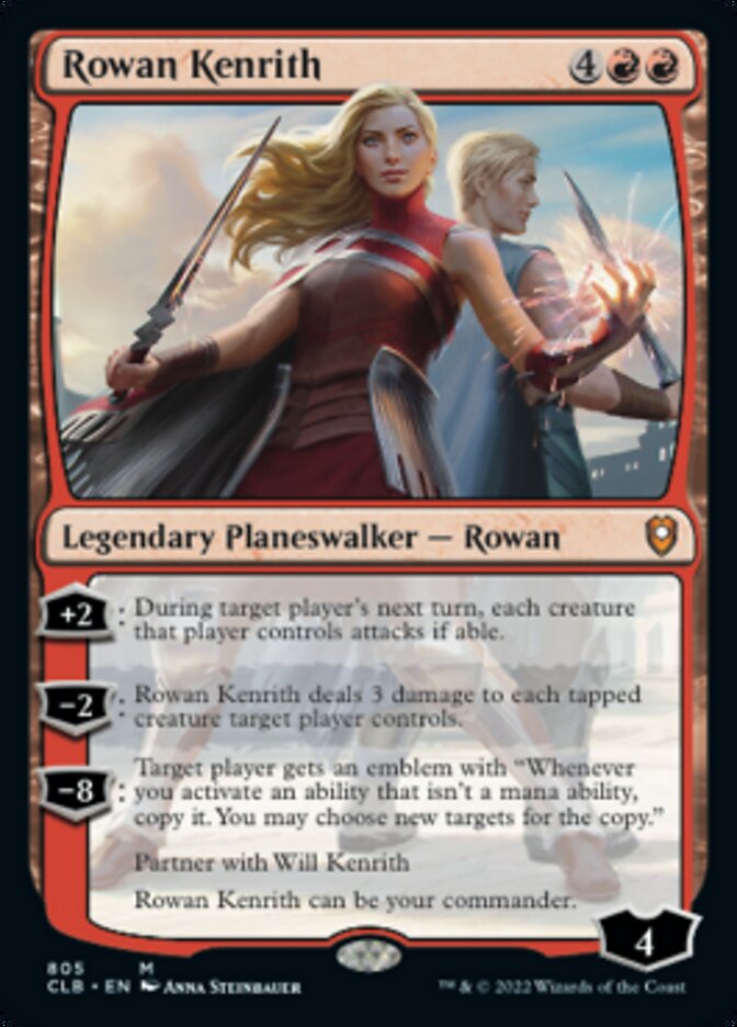 Rowan Kenrith: Commander Legends: Battle for Baldur's Gate
