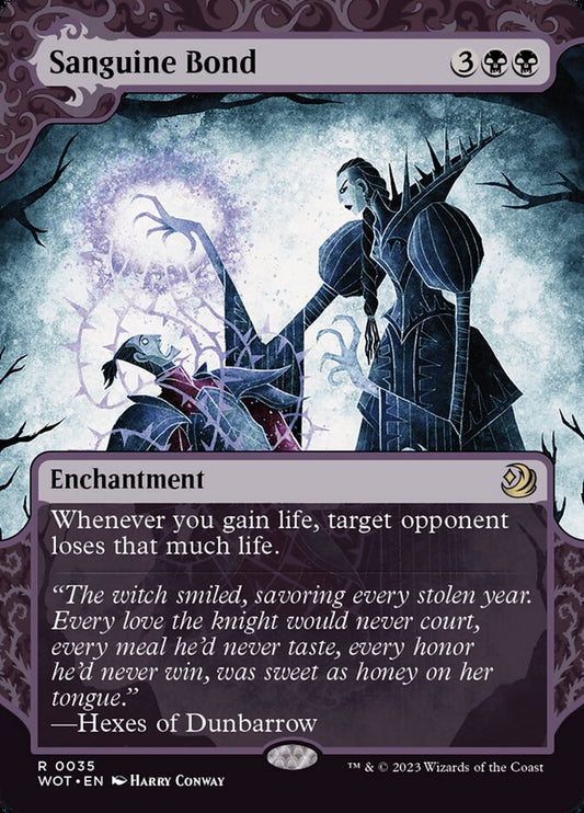 Sanguine Bond (#035) - (Foil): Wilds of Eldraine: Enchanting Tales
