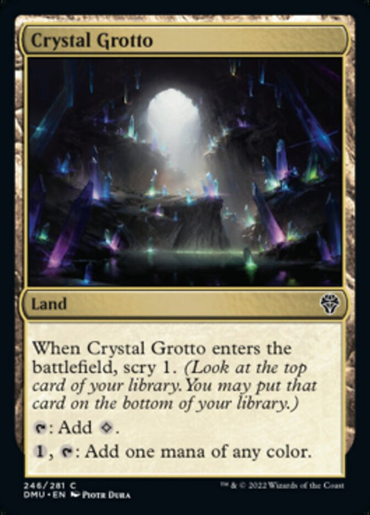 Crystal Grotto - (Foil): Dominaria United