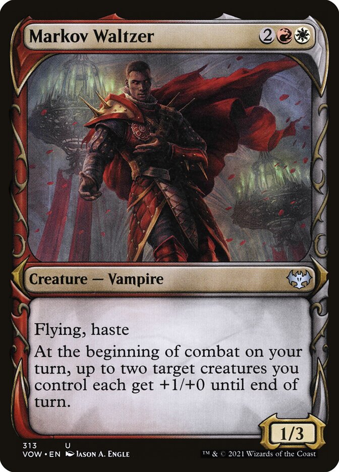 Markov Waltzer (Showcase) - (Foil): Innistrad: Crimson Vow