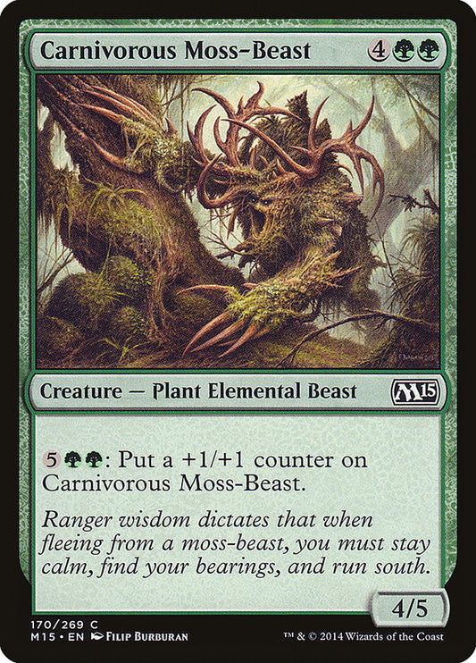 Carnivorous Moss-Beast - (Foil): Magic 2015