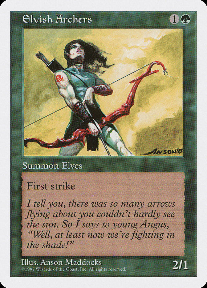 Elvish Archers: Fifth Edition