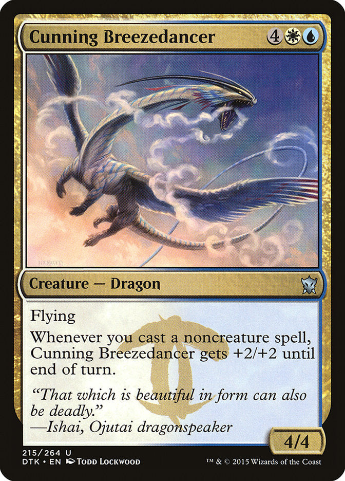 Cunning Breezedancer - (Foil): Dragons of Tarkir