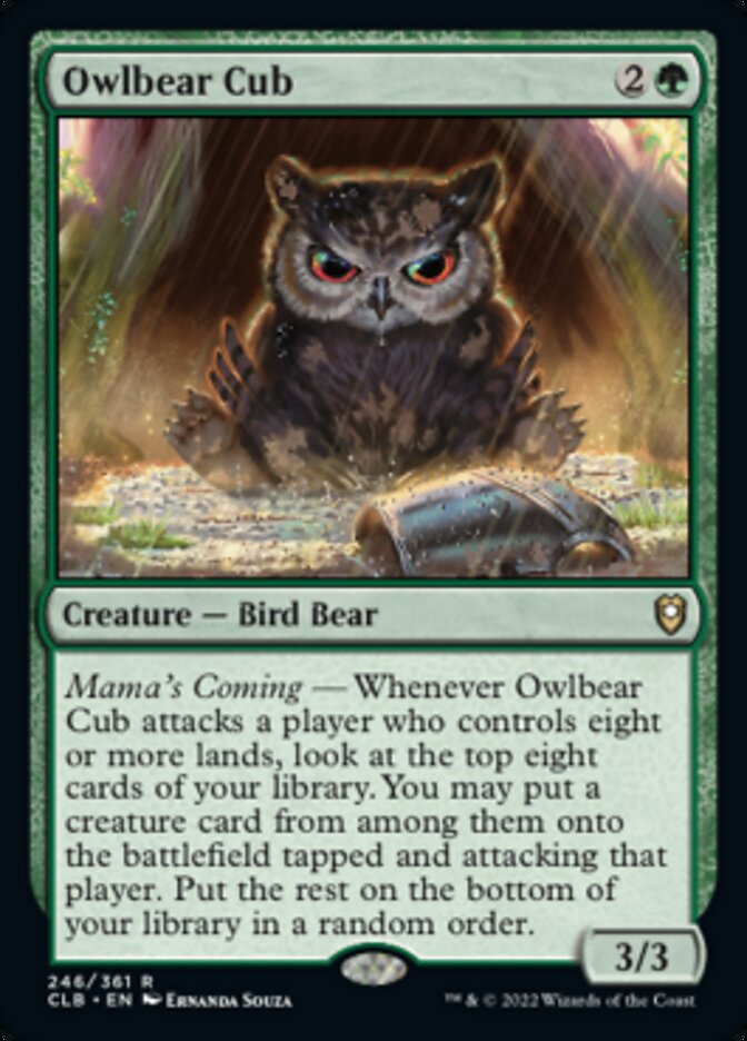 Owlbear Cub: Commander Legends: Battle for Baldur's Gate