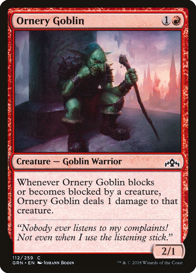 Ornery Goblin: Guilds of Ravnica
