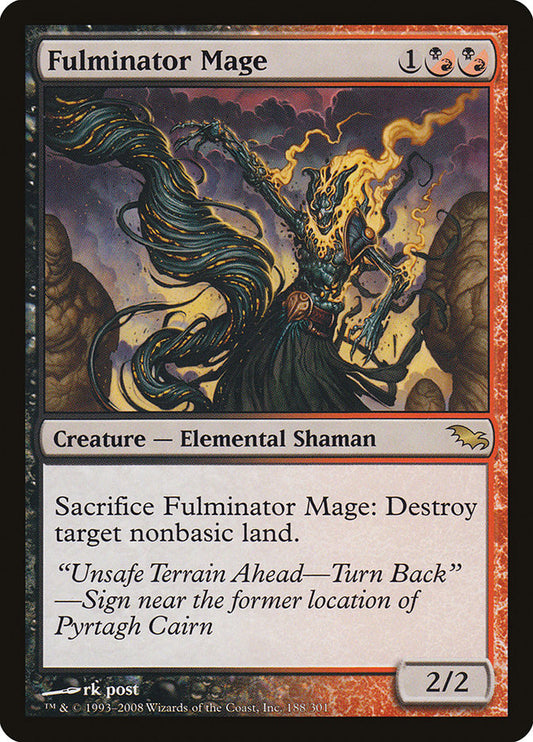 Fulminator Mage - (Foil): Shadowmoor