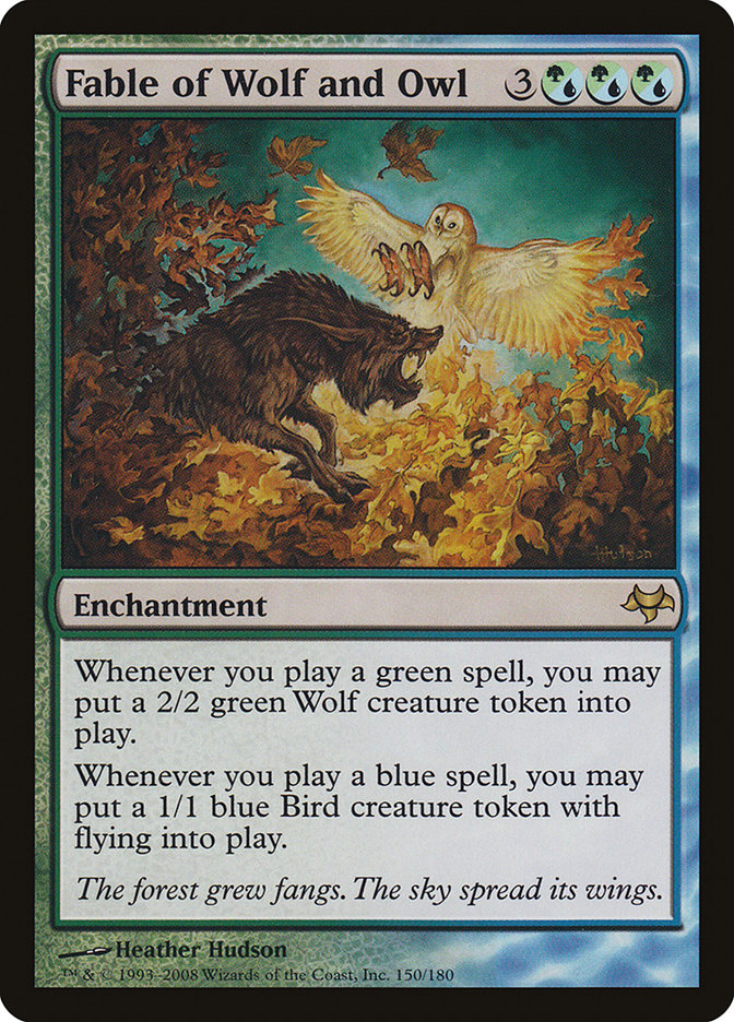 Fable of Wolf and Owl - (Foil): Eventide