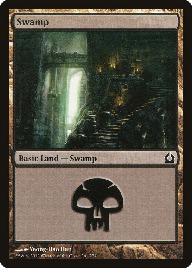 Swamp (#261) - (Foil): Return to Ravnica
