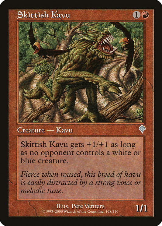Skittish Kavu - (Foil): Invasion