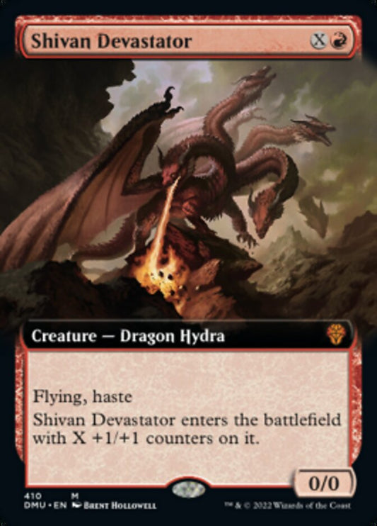 Shivan Devastator (Extended Art): Dominaria United
