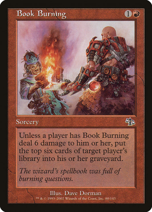 Book Burning - (Foil): Judgment