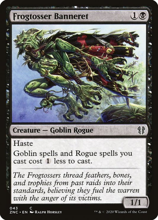Frogtosser Banneret: Zendikar Rising Commander