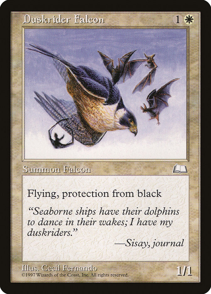 Duskrider Falcon: Weatherlight