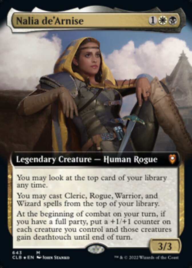 Nalia de'Arnise (Extended Art): Commander Legends: Battle for Baldur's Gate