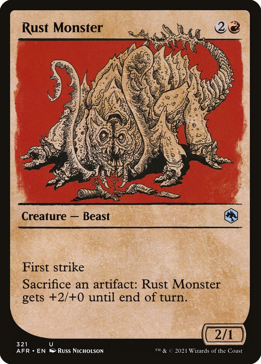 Rust Monster (Showcase) - (Foil): Adventures in the Forgotten Realms