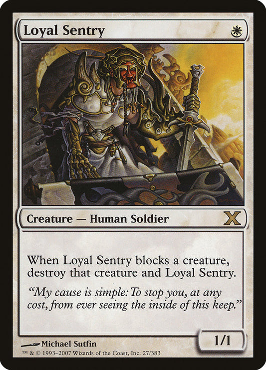 Loyal Sentry - (Foil): Tenth Edition