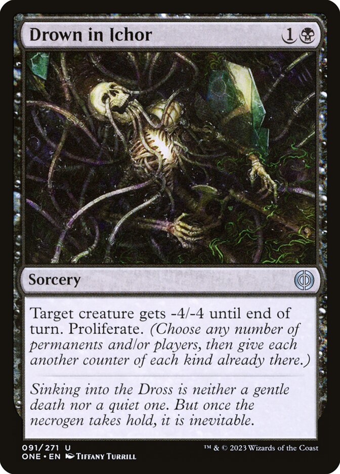 Drown in Ichor - (Foil): Phyrexia: All Will Be One