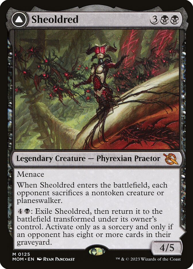 Sheoldred // The True Scriptures - (Foil): March of the Machine