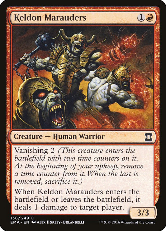 Keldon Marauders - (Foil): Eternal Masters