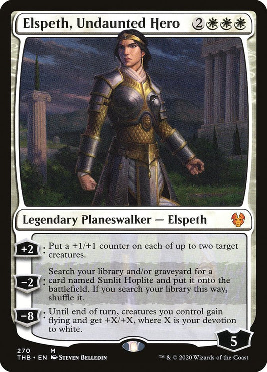 Elspeth, Undaunted Hero (Planeswalker Deck): Theros Beyond Death